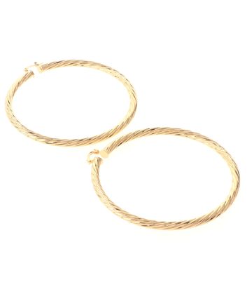 Gold Plated Hoop Earrings