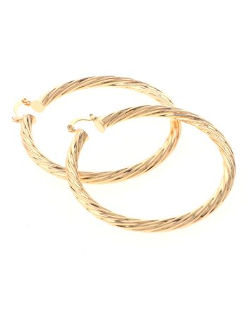 Gold Plated Hoop Earrings