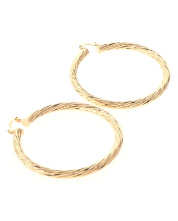 Gold Plated Hoop Earrings