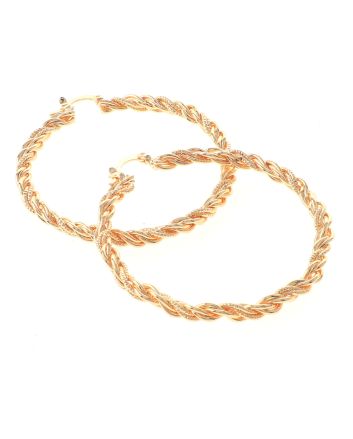 Gold Plated Hoop Earrings