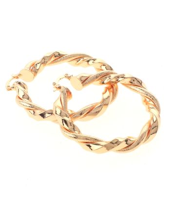 Gold Plated Hoop Earrings