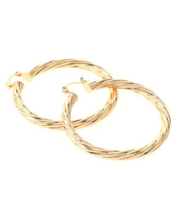 Gold Plated Hoop Earrings