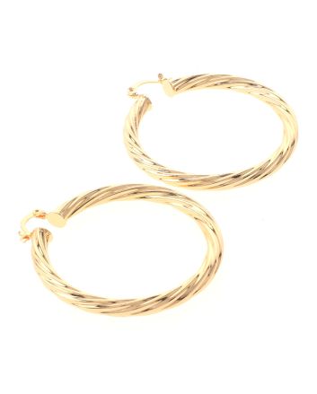 Gold Plated Hoop Earrings