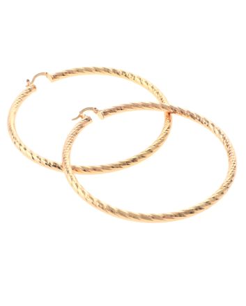 Gold Plated Hoop Earrings