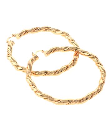 Gold Plated Hoop Earrings