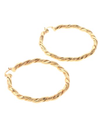 Gold Plated Hoop Earrings