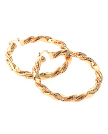 Gold Plated Hoop Earrings