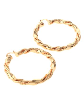 Gold Plated Hoop Earrings
