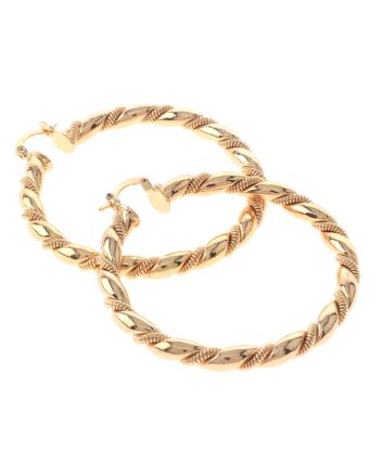Gold Plated Hoop Earrings