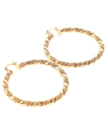 Gold Plated Hoop Earrings