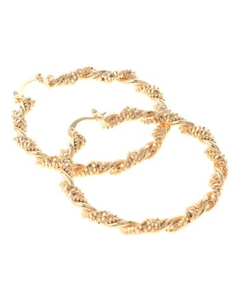 Gold Plated Hoop Earrings