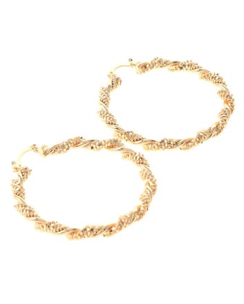 Gold Plated Hoop Earrings