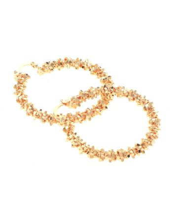 Gold Plated Hoop Earrings
