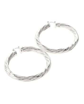 Silver Plated Hoop Earrings