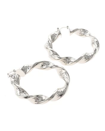 Silver Plated Hoop Earrings