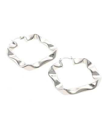 Silver Plated Hoop Earrings