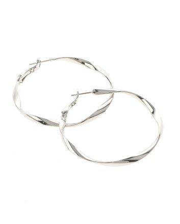 Silver Plated Hoop Earrings