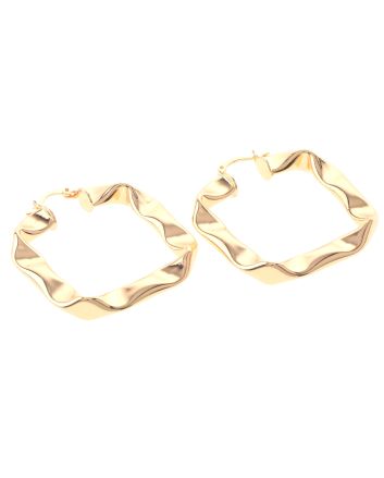 Gold Plated Hoop Earrings