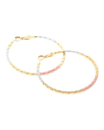 Gold Plated Hoop Earrings