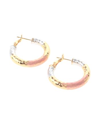 Gold Plated Hoop Earrings