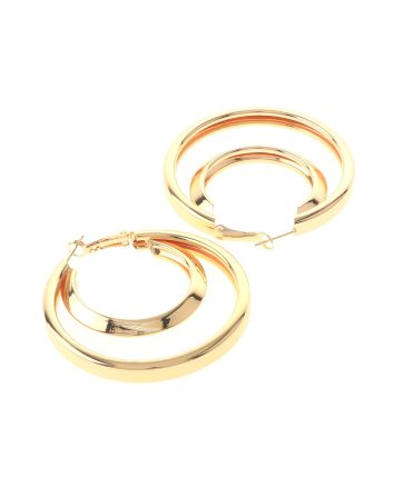 Gold Plated Hoop Earrings