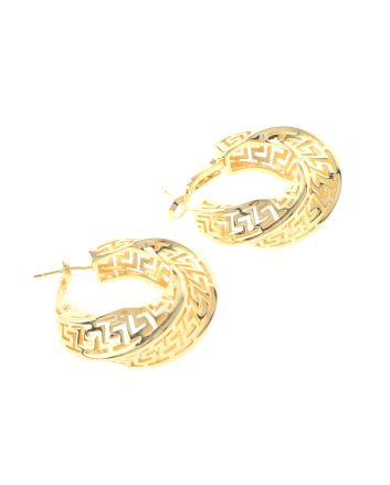 Gold Plated Hoop Earrings