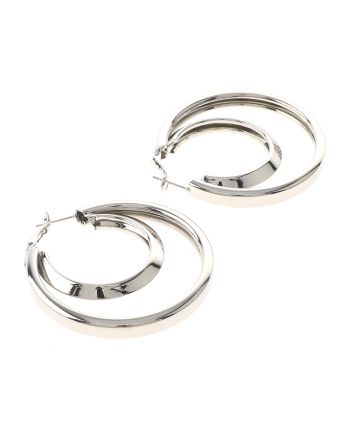 Silver Plated Hoop Earrings
