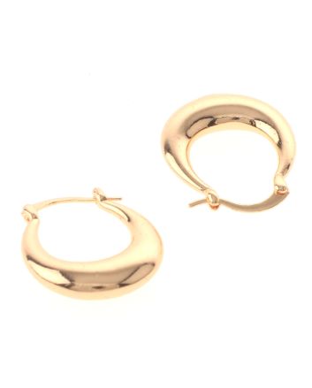 Gold Plated Hoop Earrings