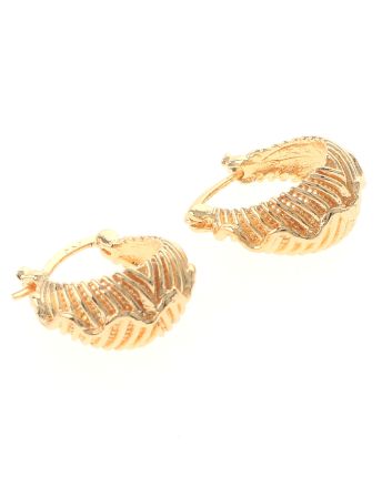 Gold Plated Hoop Earrings