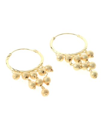 Gold Plated Drop Earrings