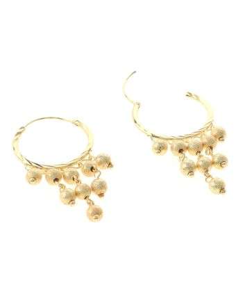 Gold Plated Drop Earrings