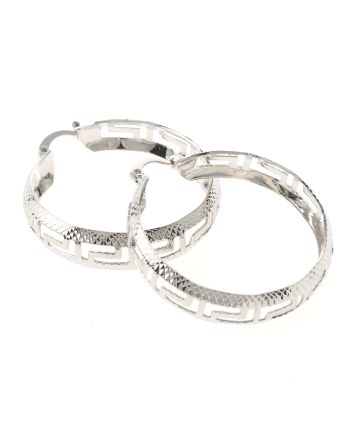 Silver Plated Hoop Earrings