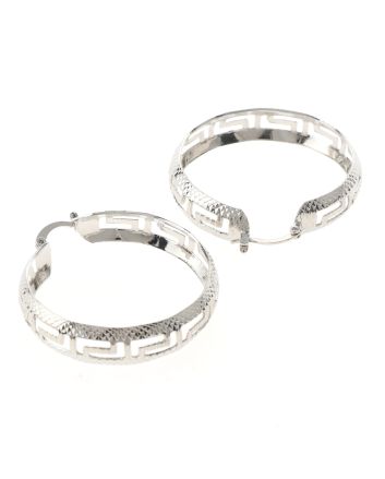 Silver Plated Hoop Earrings
