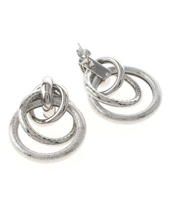 Silver Plated Drop Earrings