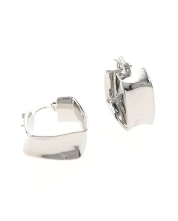 Silver Plated Hoop Earrings
