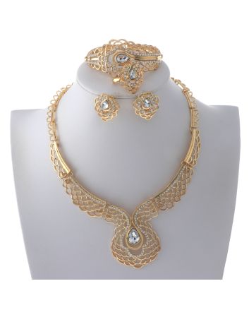Gold Plated Necklace Set