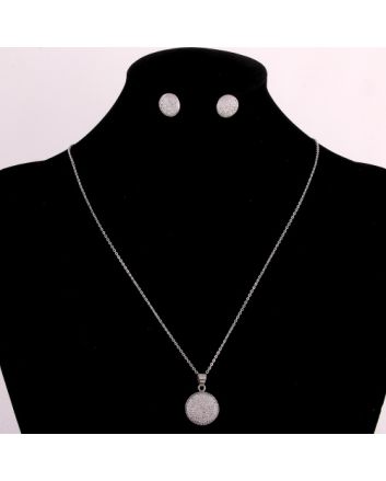 Cubic Zirconia Necklace Set