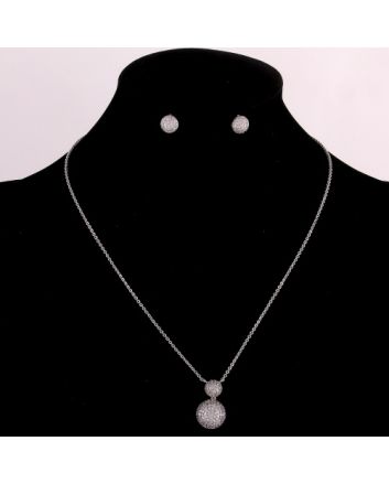 Cubic Zirconia Necklace Set