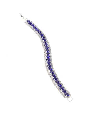 Rhinestone Latch Bracelet 