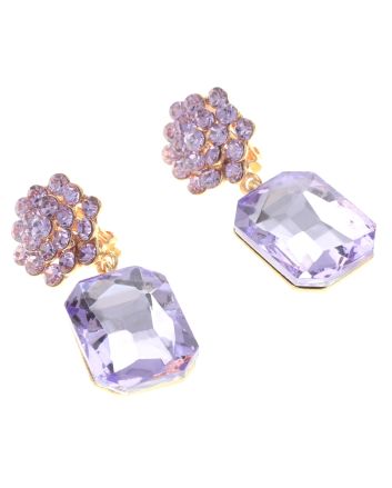 Crystal Clip-On Earrings