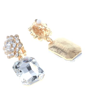 Crystal Clip-On Earrings