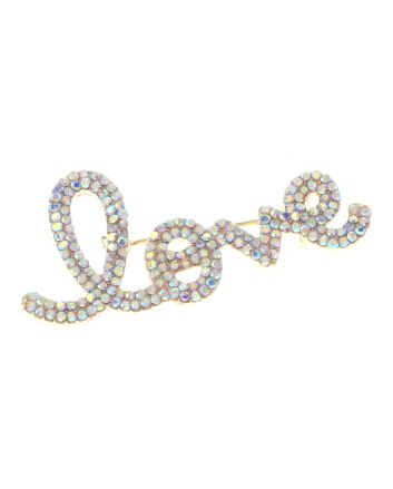 Crystal Love Brooch