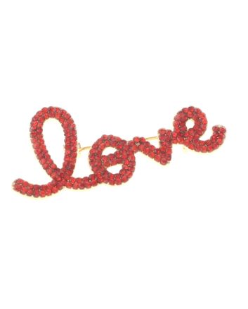 Crystal Love Brooch