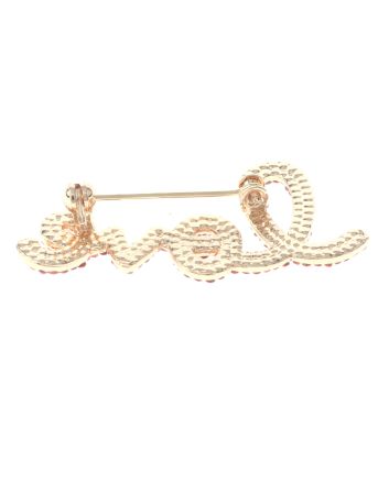 Crystal Love Brooch