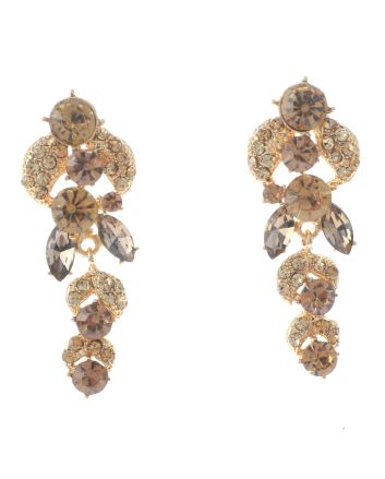 Rhinestone Post Earrings