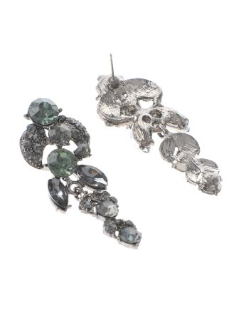 Rhinestone Post Earrings