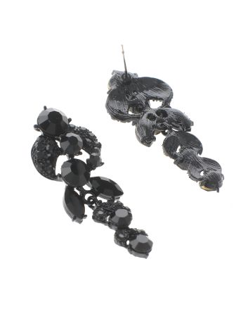 Rhinestone Post Earrings