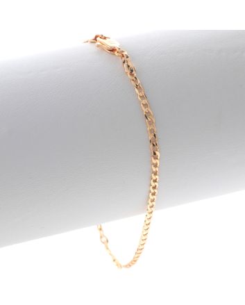 Gold Plated Lobster Claw Bracelet