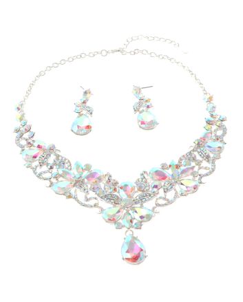 Rhinestone Necklace Set 