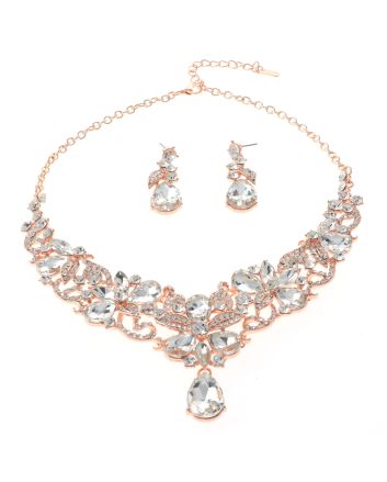 Rhinestone Necklace Set 